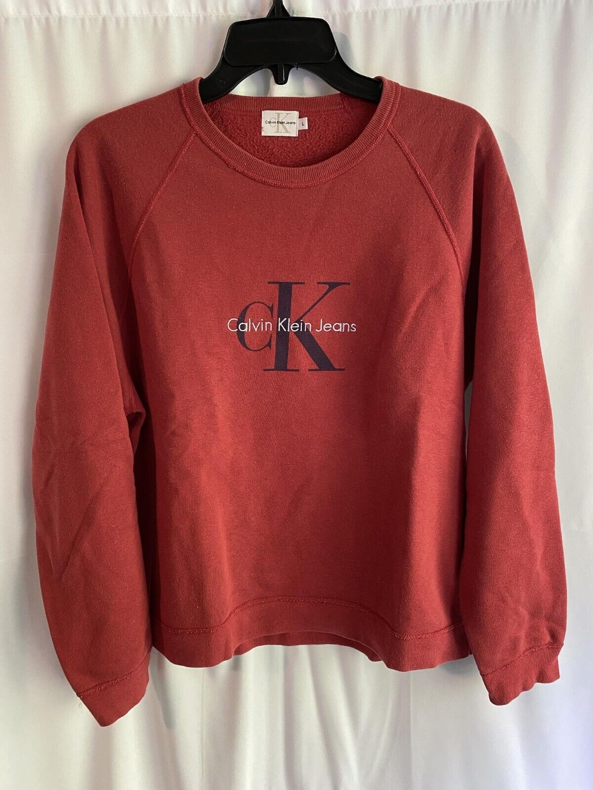 Vintage Calvin Klein Jeans CK Sweatshirt Large Made in | eBay