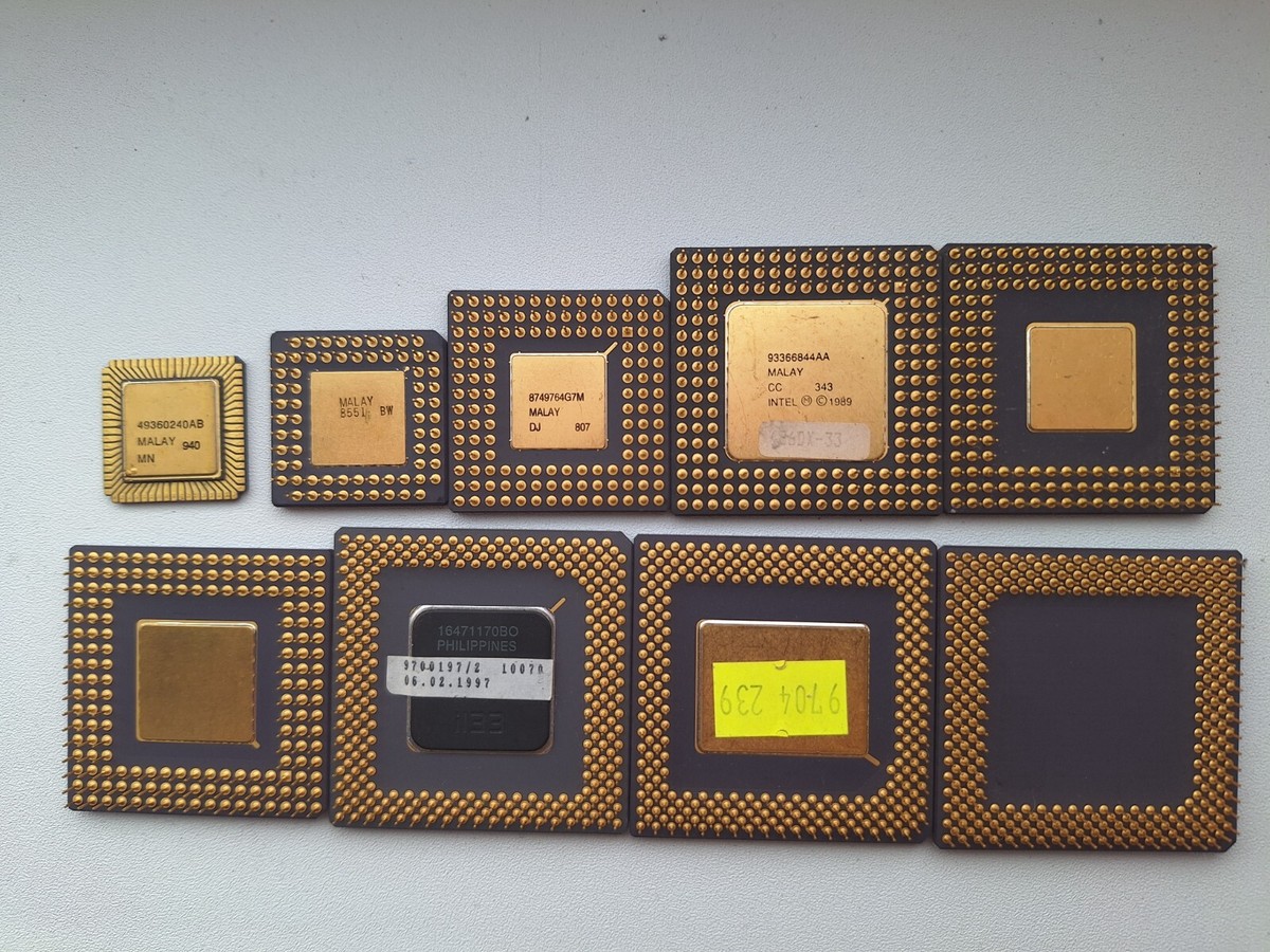CPU collection 186 286 386 486 Pentium K5 K6 Intel AMD