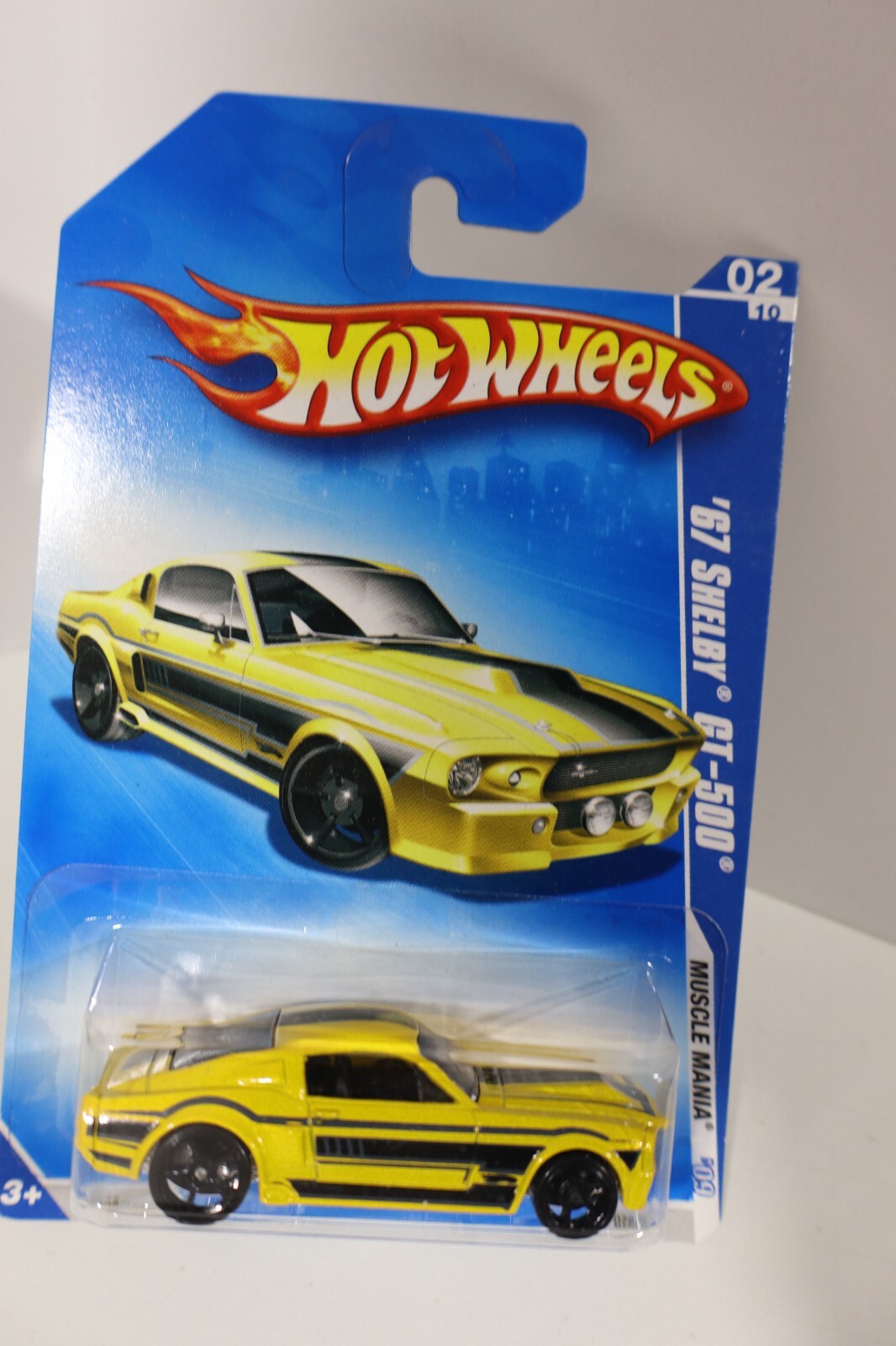Hot Wheels 2009 Muscle Mania ‘67 Shelby GT-500 in Yellow #02/10