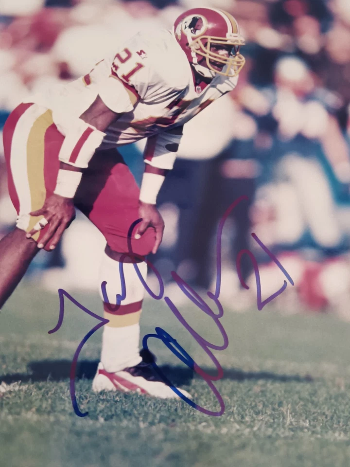 Фотография Терри Аллена с автографом 8x10 Washington Redskins NFL - Изображение 2 из 2