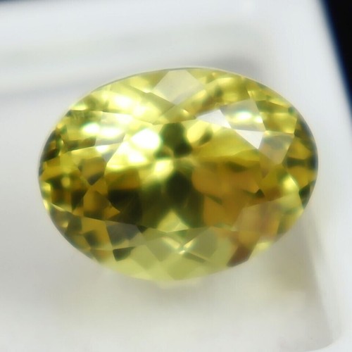 Natural Ceylon Yellow Sapphire Faceted GIE Certified 9.75 Ct Loose Gemstone 526 - Picture 6 of 7
