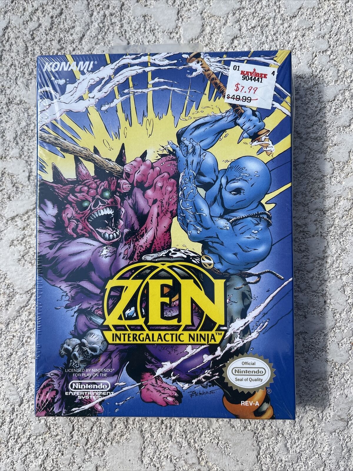 Zen: Intergalactic Ninja (Nintendo Entertainment System, 1993) for 