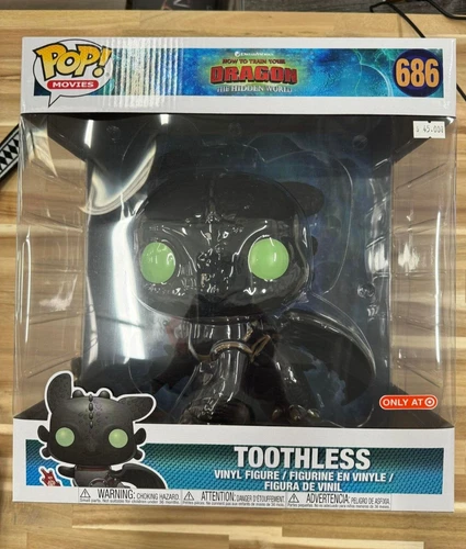 Funko Pop! Movies - How to Train Your Dragon Hidden World Toothless 10in #686