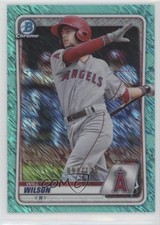 2020 Bowman Chrome Prospects Aqua Shimmer Refractor 97/125 Will Wilson 0b0