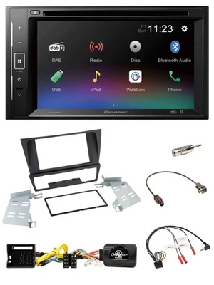 Pioneer Bluetooth Lenkrad USB 2DIN DAB DVD Autoradio für BMW 3er E92 E93 E90 E91 - Bild 1 von 4