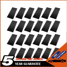 24pc Galvanized Steel Metal Roofing Sheets Black for Garage Carport Shed UK