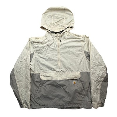 Carhartt 105749 Rain Defender Loose Lightweight Packable Anorak Men Medium Gray