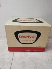 VTG KALIMAR #351 SLIDE VIEWER w/FINE POLISHED OPTICAL LENS w/ORIG BOX WORKS 