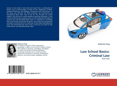 Law School Basics: Criminal Law | First Year | Katherine Pang | Englisch | Buch