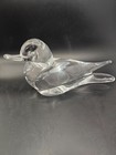Labeled V Nason and Co Murano Large Duck - Clear — photo 1