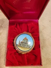 Halcyon Days Enamel Trinket Box Duomo, The Cathedral In Florence Italy. Sm Chip