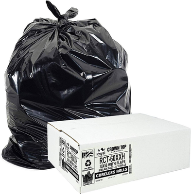 #ad 55 Gallon Trash Bags Heavy Duty Huge 2.0 MIL Thick Equiv 38quot; X 58quot; G $57.56