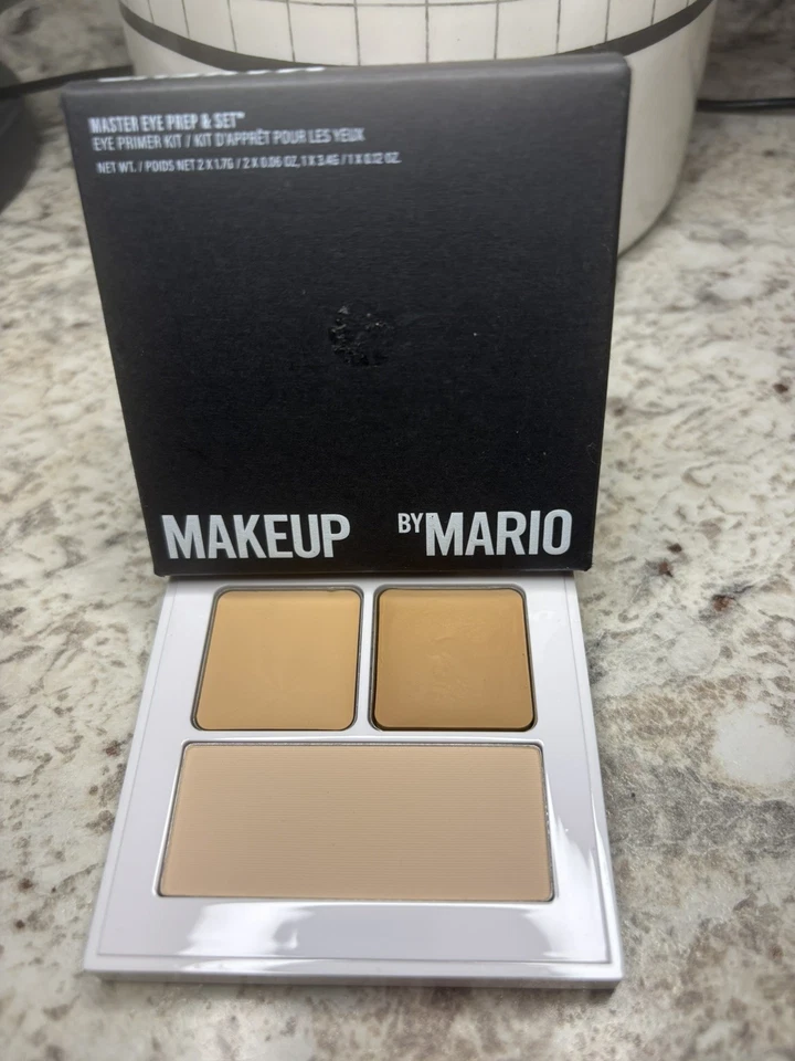 BNIB Makeup by MARIO Master Eye Prep & Set MEDIUM Primer Kit Palette  AUTHENTIC - Image 4 of 4