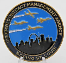 Defense Contract Management Agency Boeing St Louis Challenge Medallion 1.75"