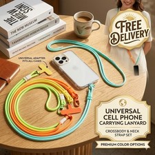 Universal Cell Phone Carrying Lanyard Leash Lanyard Crossbody Neck Strap