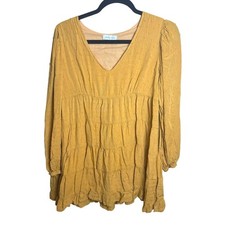 Urban Outfitters Shift Dress Size XS NWOT Yellow Mini Dress