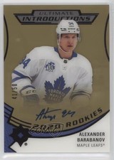 2020 Ultimate Collection Introductions Gold 41/50 Alexander Barabanov Auto 5d9
