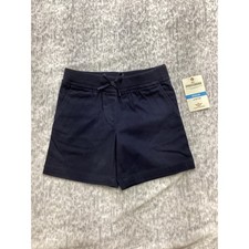 Dockers Girls Navy Blue School Uniform Shorts Stretch Knit Waist Size 6 NWT