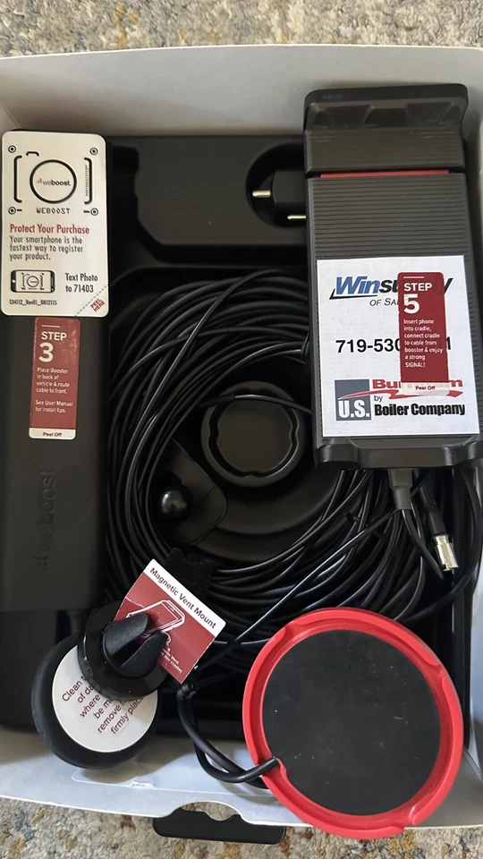 weBoost Drive Sleek 4G LTE Car SUV Mobil Cell Phone Signal Booster 470135 * NEW - Image 2 of 4