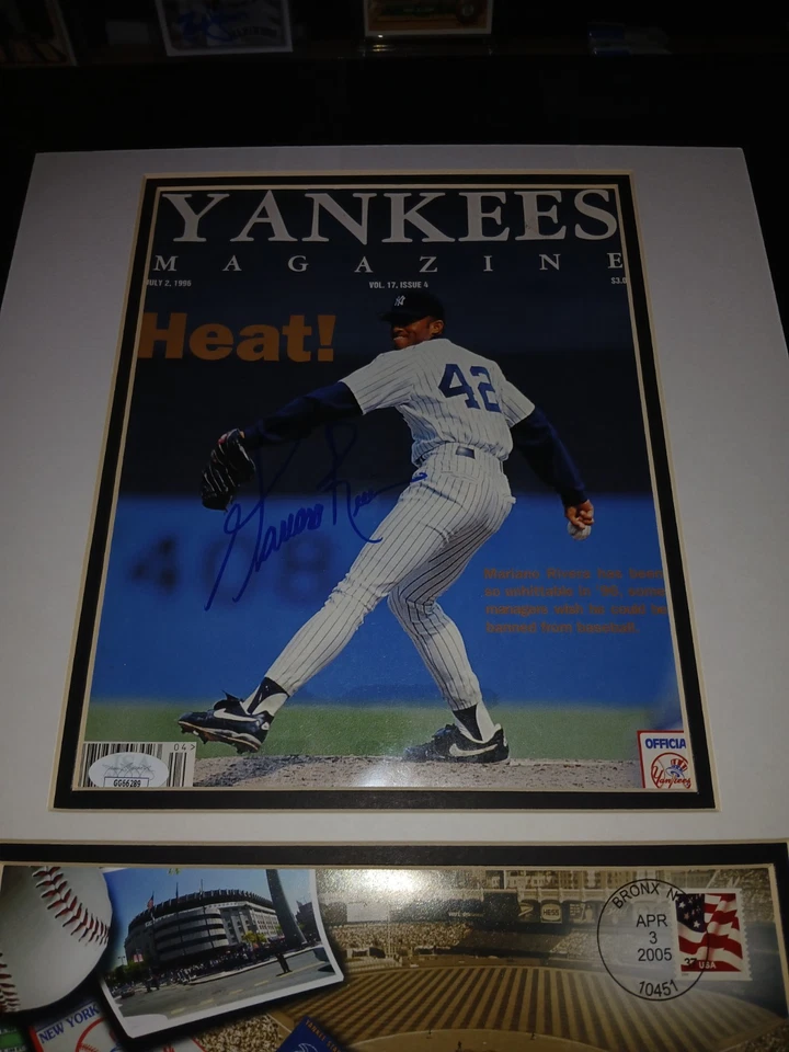 Mariano Rivera Rookie AUTO RARE Yankees Magazine 1996 W.S. Champs JSA COA 🔥  - Image 2 of 4