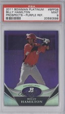 2011 Bowman Platinum Prospects Retail Purple Refractor Billy Hamilton PSA 9 0c6