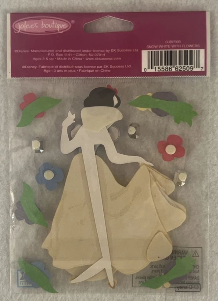 PEGATINAS DISNEY SCRAPBOOKING - ¡BLANCANIEVES! RARO! ¡DIFÍCIL DE ENCONTRAR! Foto 3 de 4