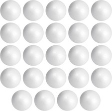 3 Inch Foam Balls for Crafts Smooth Foam Balls for Painting Easy to Cut Craft