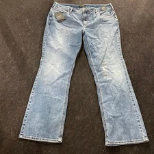 SILVER JEANS CO. Suki Mid Rise Slim Bootcut Jeans Women's Size 20/31