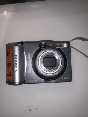 Canon PowerShot A40 2.0MP Digital Camera, Silver - Tested | eBay UK
