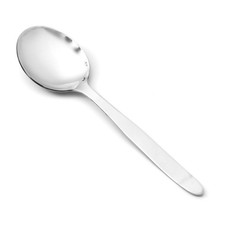 Chef Kunz Spoon Silver Stainless Steel 2 Tbsp Basting 9 Inch Solid Sauce Big