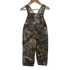 Lil’ Joey 2T Camo Overalls Realtree Hunting Bibs Outdoor Young Buck Embroidered 