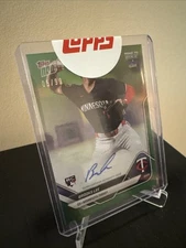 Brooks Lee 2025 Topps Now Road to Opening Day Auto Green SP /99 w/ Redemption