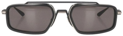 Chrome Hearts EADER Double Bridge Sonnenbrille schwarz silber 61-20-124...