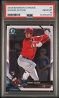 2018 Bowman Chrome #1 SHOHEI OHTANI RC Angels Dodgers Batting PSA 10 GEM MINT