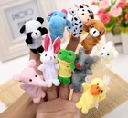10x Finger Puppets Animals Sets Plush Toy Finger Hand Doll Kids Children Gift