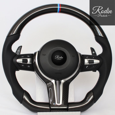 Carbon Fiber Steering Wheel Fits BMW F20 F21 F22 F23 Carbon Fiber Paddle Shifters NEW