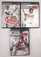 MLB 2K6 + MLB 2K8 & MLB 2K9 PS2 3 Game Baseball Bundle Lot Sports CIB