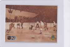 1991-92 Pro Set #340 Bill Barilko Tragically Hip 'Fifty-Mission Cap' Rare Leafs