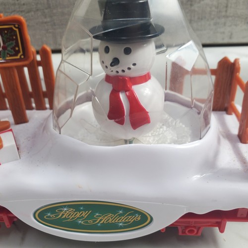 Eztec G Gauge ANIMATED SNOWMAN Scientific Toy Passenger Train-Snow Globe Car - Picture 2 of 15