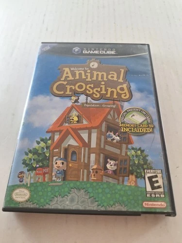Animal Crossing (Nintendo GameCube) Complete  With Disc/Manual/Memory Card