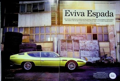 Motor Klassik 11/2018 Lamborghini Espada 400 GT Serie 1 in einer seltenen Vorste