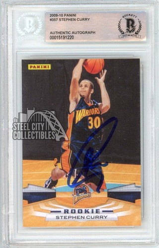 Stephen Curry [Autograph] #357 2009 Panini card
