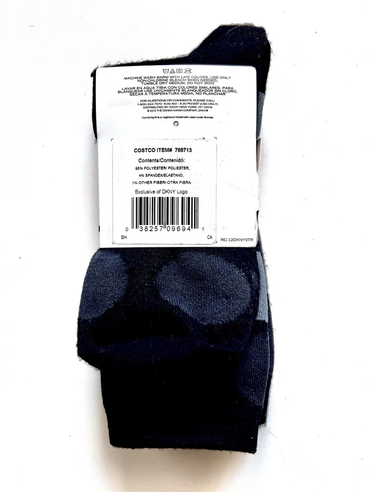 Nuevo paquete de 3 calcetines pantalón Dkny para mujer talla 5-9.  Foto 4 de 4