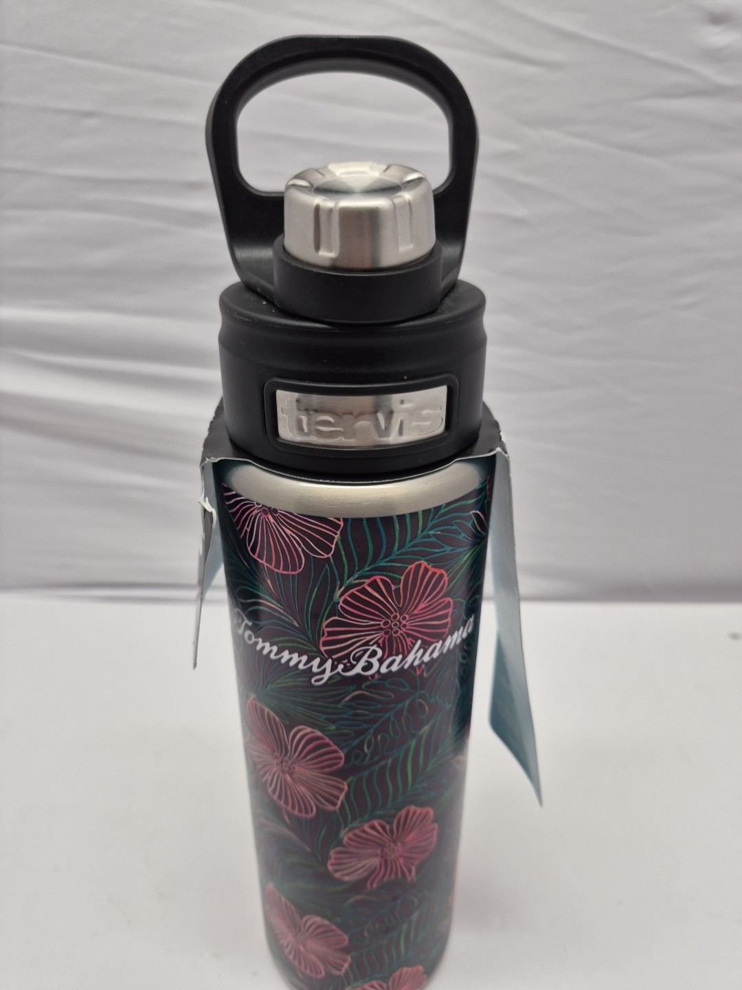 Tervis Fluid Pink  Deluxe Spout Wide Mouth 24 oz Water Bottl