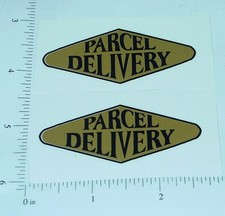 Pair Kingsbury Parcel Delivery Truck Sticker Set KG-004