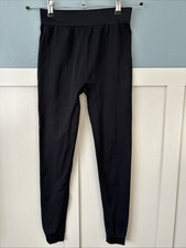 H&M Sport Yoga Pants Size Small Black High Waist Stretch Gym Workout Leggings