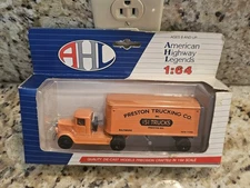 Preston Trucking Co  AHL Mack BM Semi Truck American Highway Legend 1/64 Hartoy
