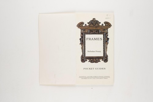 Pocket Guides: Frames by The National Gallery Rare 1997 Edition - Picture 2 of 10