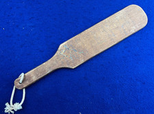 Vintage Signed Spanking Paddle High School Principal Wooden Corporal Punishment