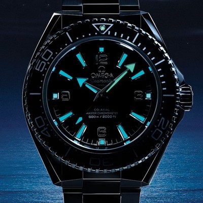 Omega Seamaster Planet Ocean 600m Blk dial Bracelet 42mm 217.30